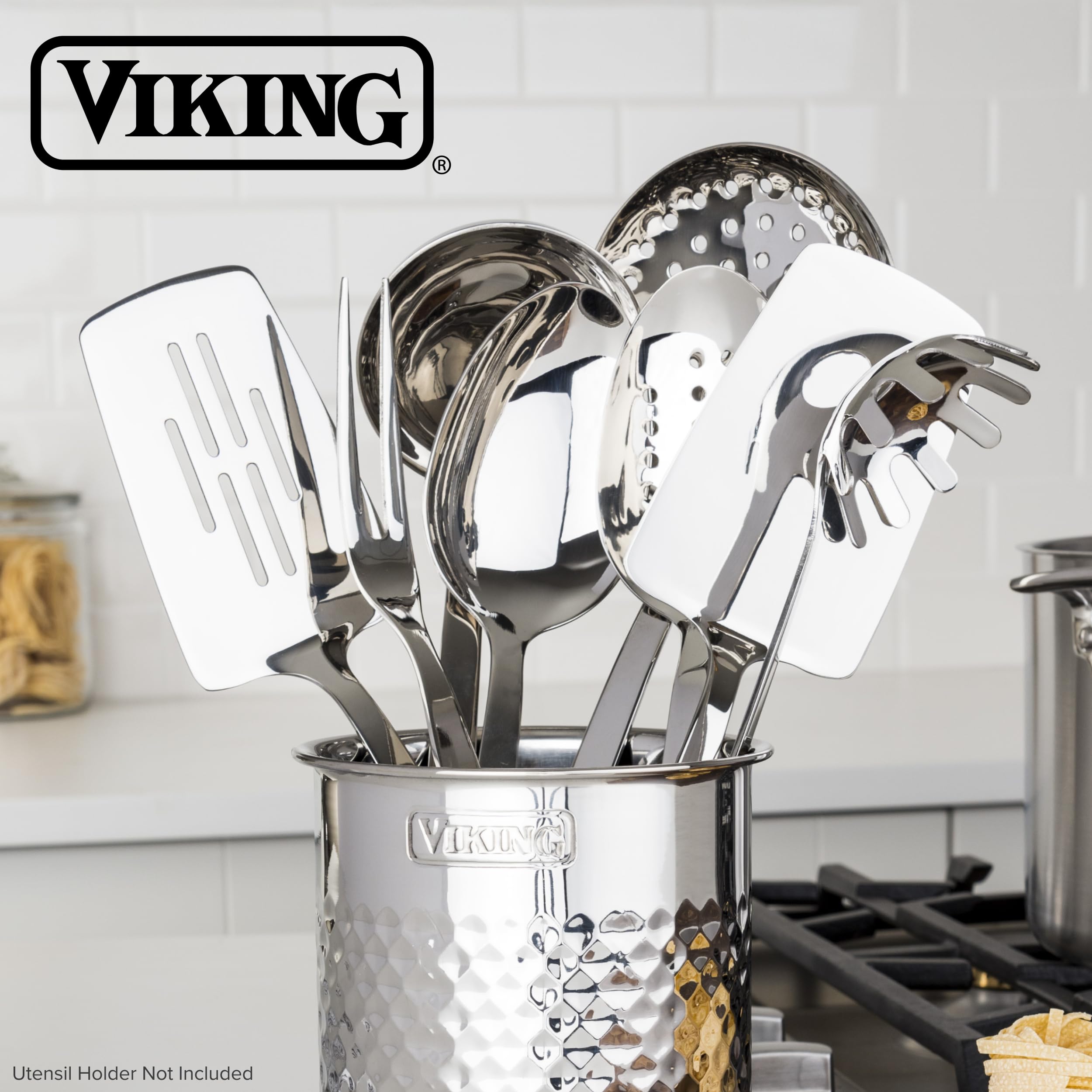 Viking 8 piece set deep ladle for soups and stews