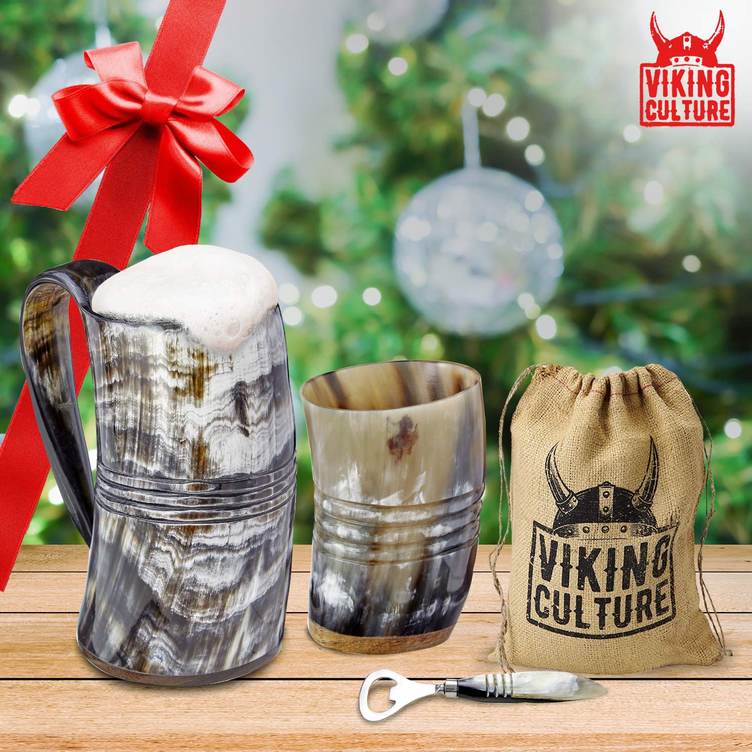 Viking Culture 3oz horn shot glass, ideal for authentic tastings