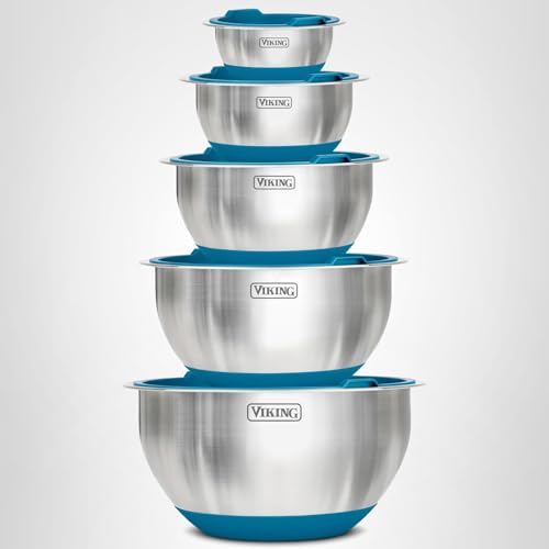 Viking dishwasher-safe bowls improve cleanup after cooking.