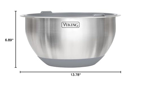 Viking non-slip base protects countertops while whisking.
