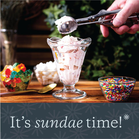 Vikko dishwasher-safe ice cream bowls simplify cleanup after gatherings.