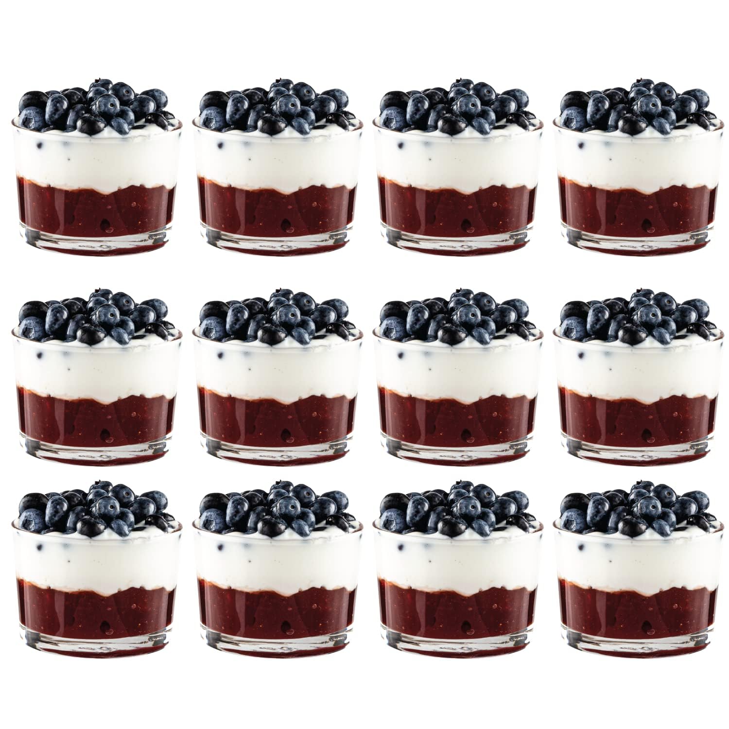 Vikko 7-ounce glass bowls for individual desserts and layered treats