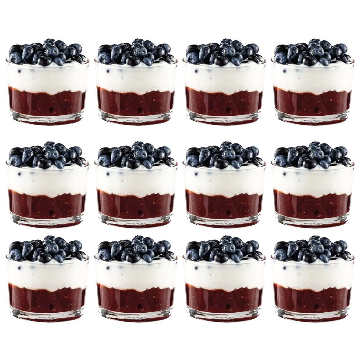 Vikko 7-ounce glass bowls for individual desserts and layered treats