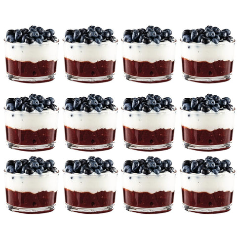 Vikko 7-ounce glass bowls for individual desserts and layered treats