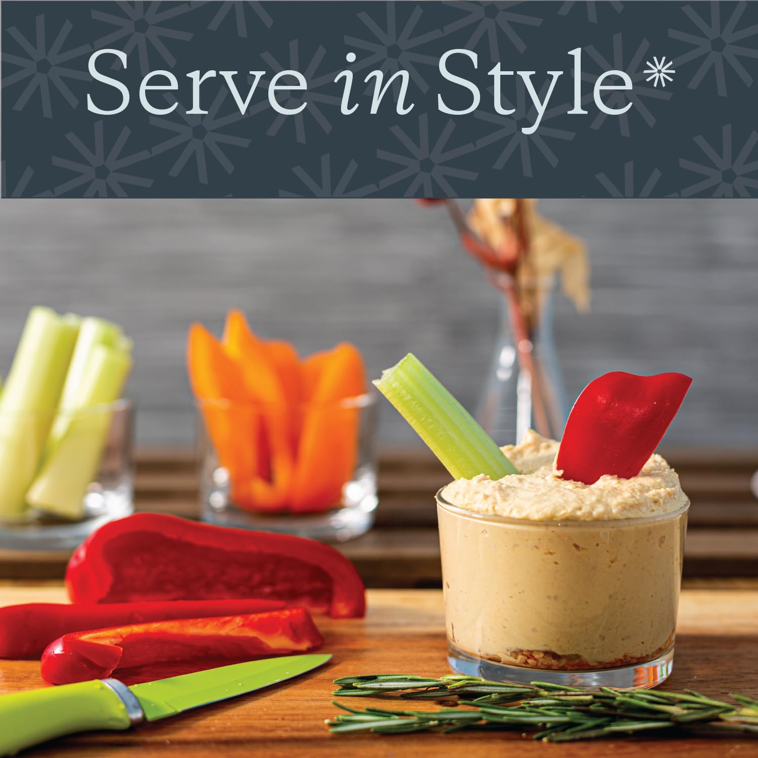 Vikko tasting glasses offering portion-controlled servings and prep convenience