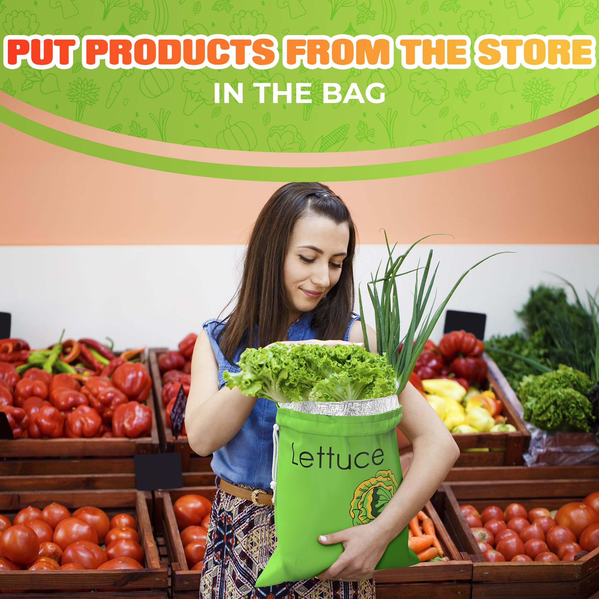 VIKROM lettuce-saver bag protects greens in the crisper.