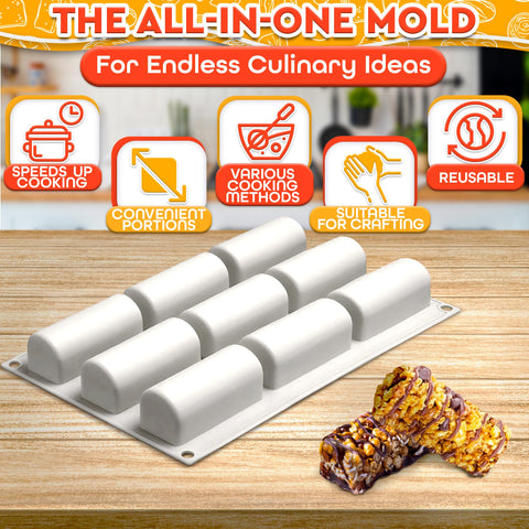 VIKROM oven and freezer safe mold for versatile baking.
