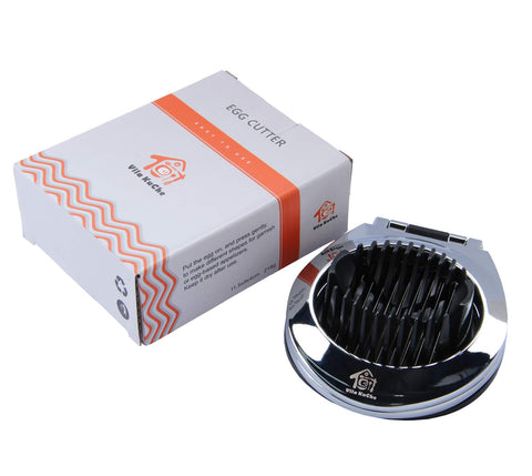 Vila KuChe egg slicer non-slip mat keeps the surface secure.