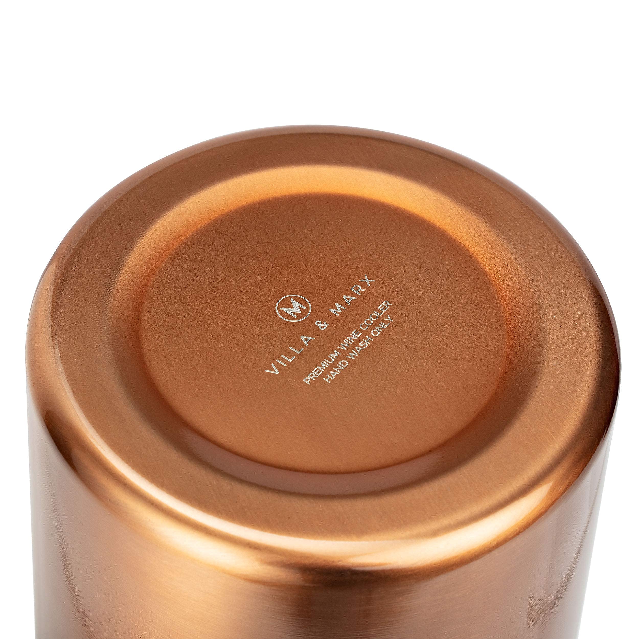 Villa & Marx wine chiller packaging with soft-slide gift box visible.