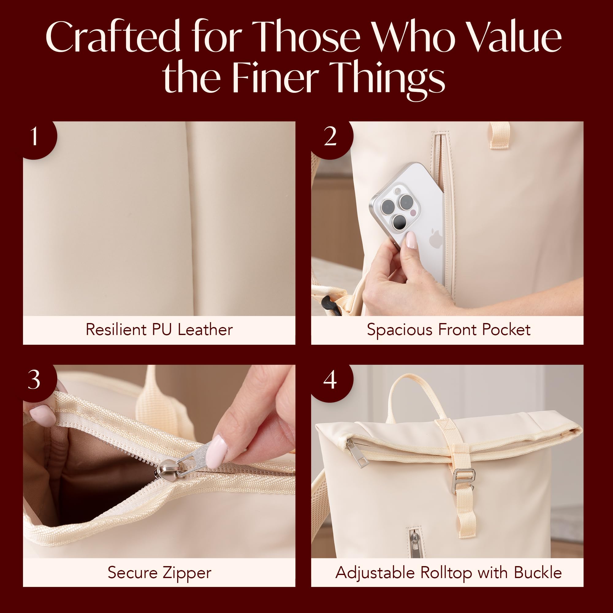 VIN FRESCO included tumblers with spill-proof lids for worry-free sipping.