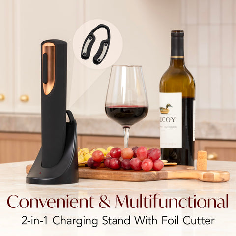 VIN FRESCO automatic cork removal for effortless wine access in seconds