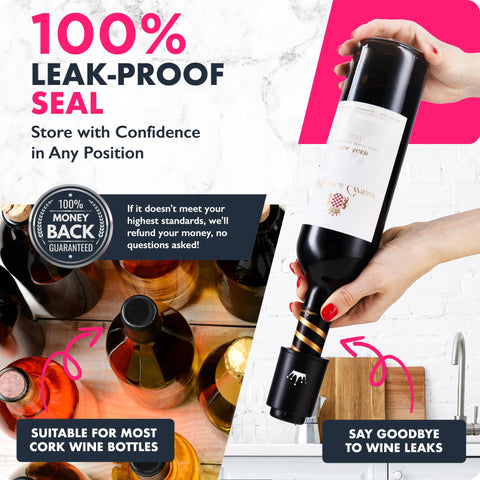 VINABON food-safe materials ensure safe contact with wine.
