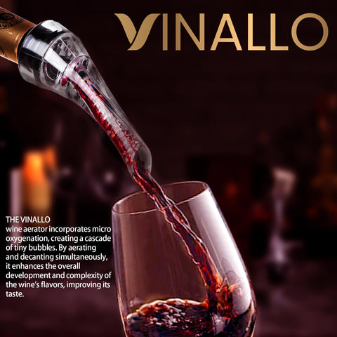 VINALLO durable leak-proof seal prevents drips for clean pours