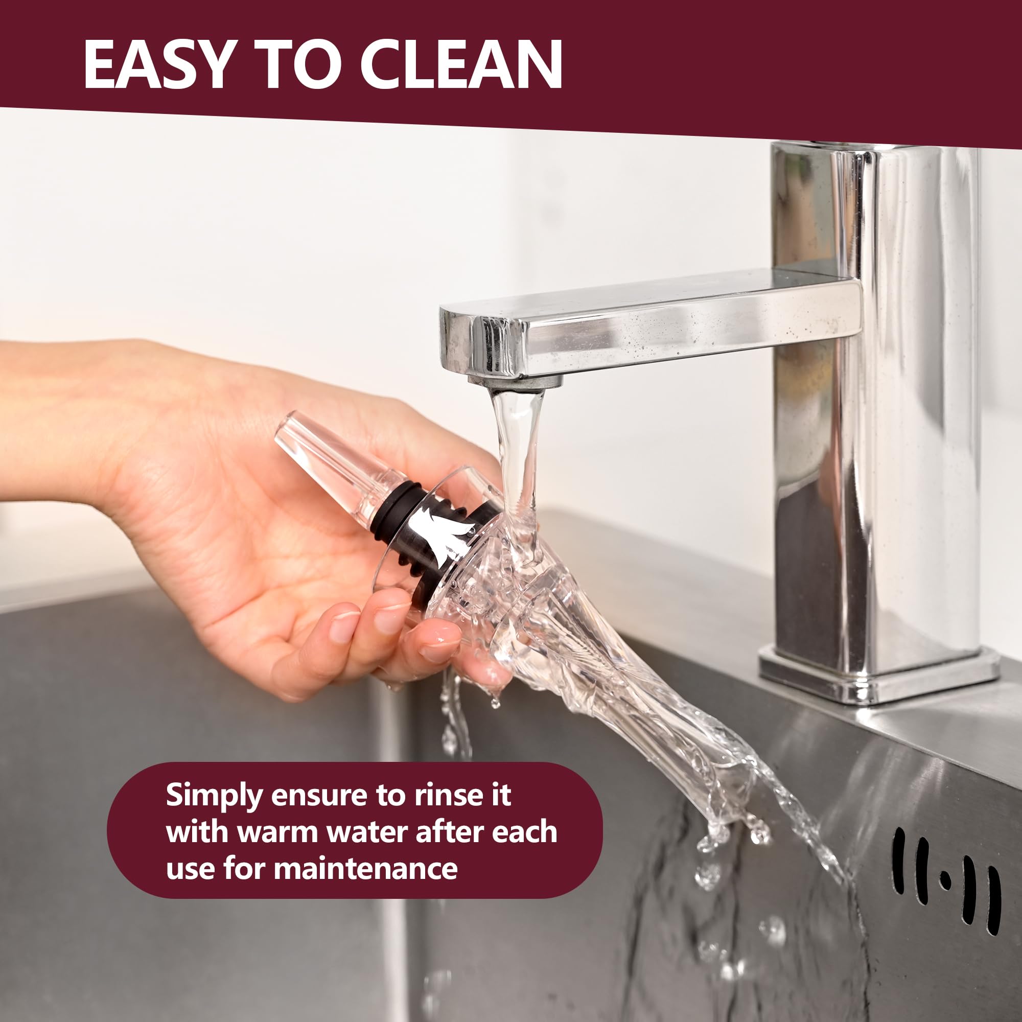 VINALLO travel-friendly design fits most bottles for on-the-go aeration