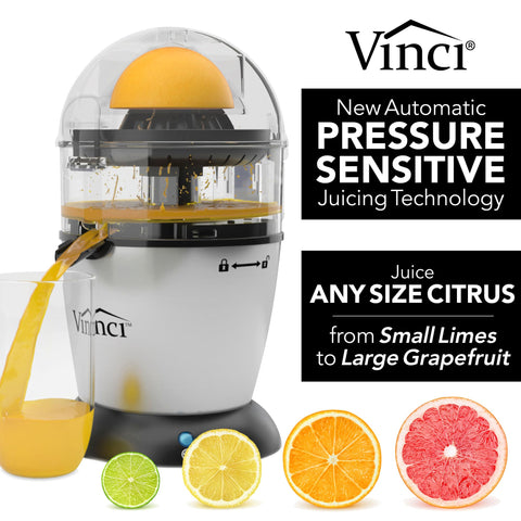VINCI one-button operation highlights simple, convenient citrus juicing.