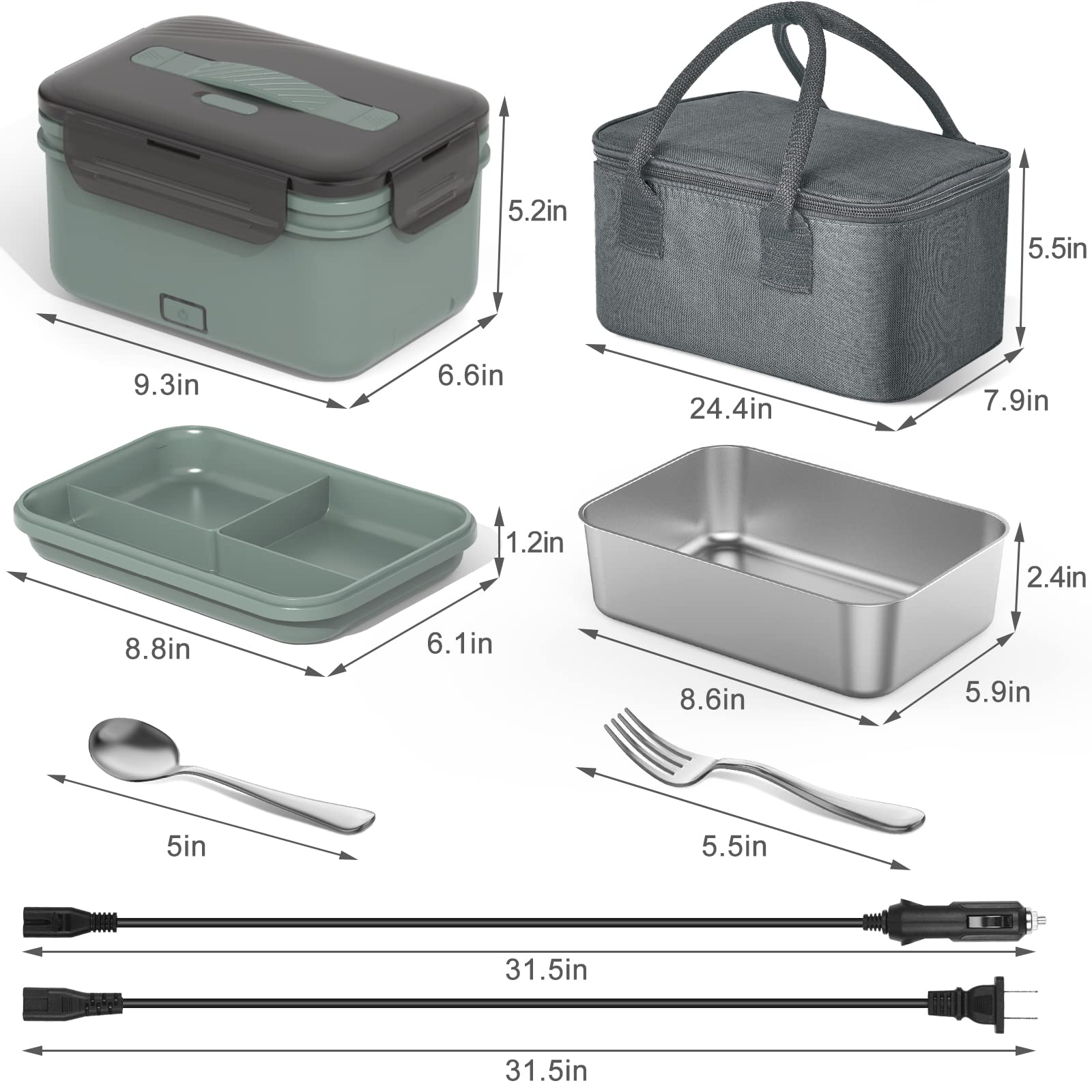 Vingud green gray design blends style with portable practicality