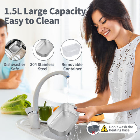 Vingud sealed lid prevents spills during transport