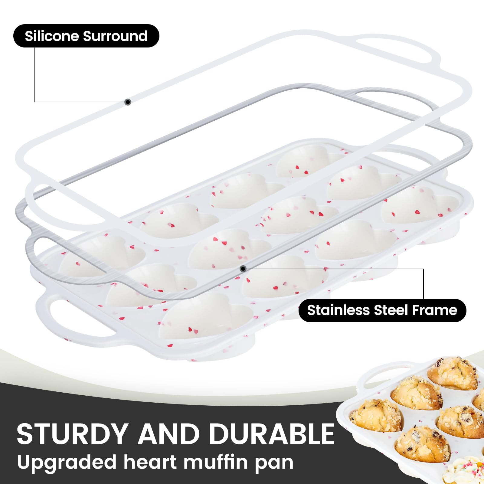 Two-pack Vinino set with reinforced frame for stable handling
