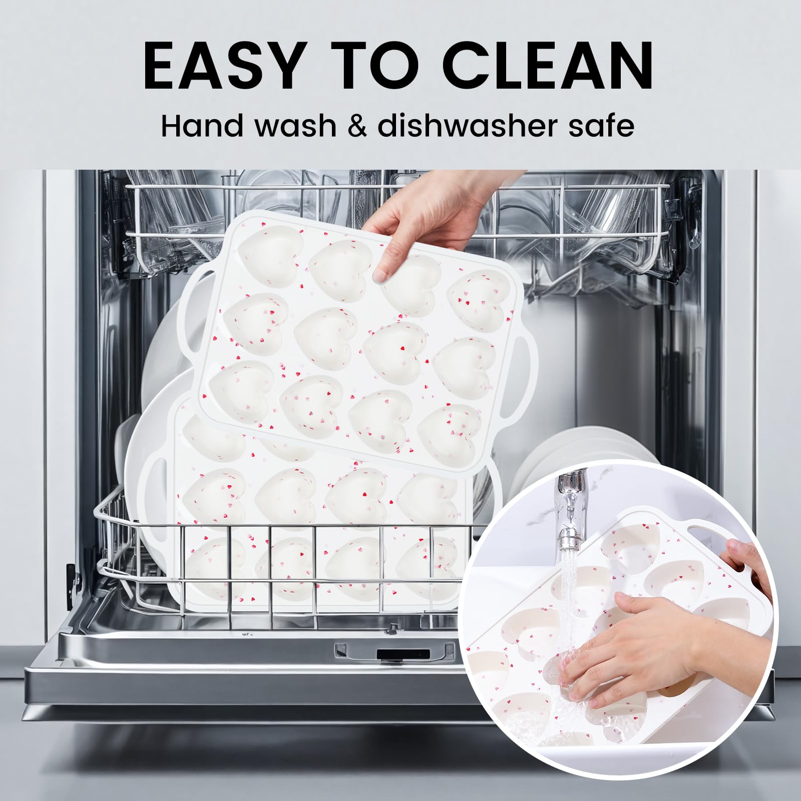 Vinino heart mold enhances presentation for gatherings