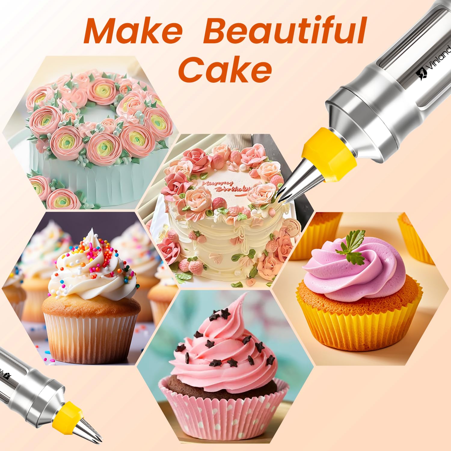 Vinland beginner-friendly kit ideal for cakes, cookies, and donuts