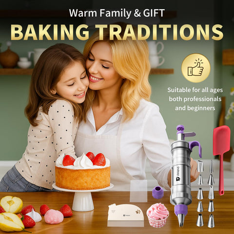 Vinland soft cake scrapers assist smooth, even frosting edges