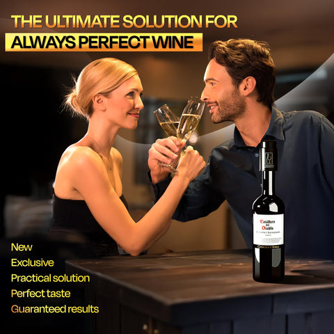 VinoMate stopper maintains freshness on red and white wines