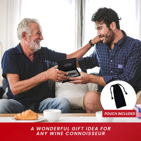 VinOrama foil cutter edge with serrated blade for clean foil cuts.