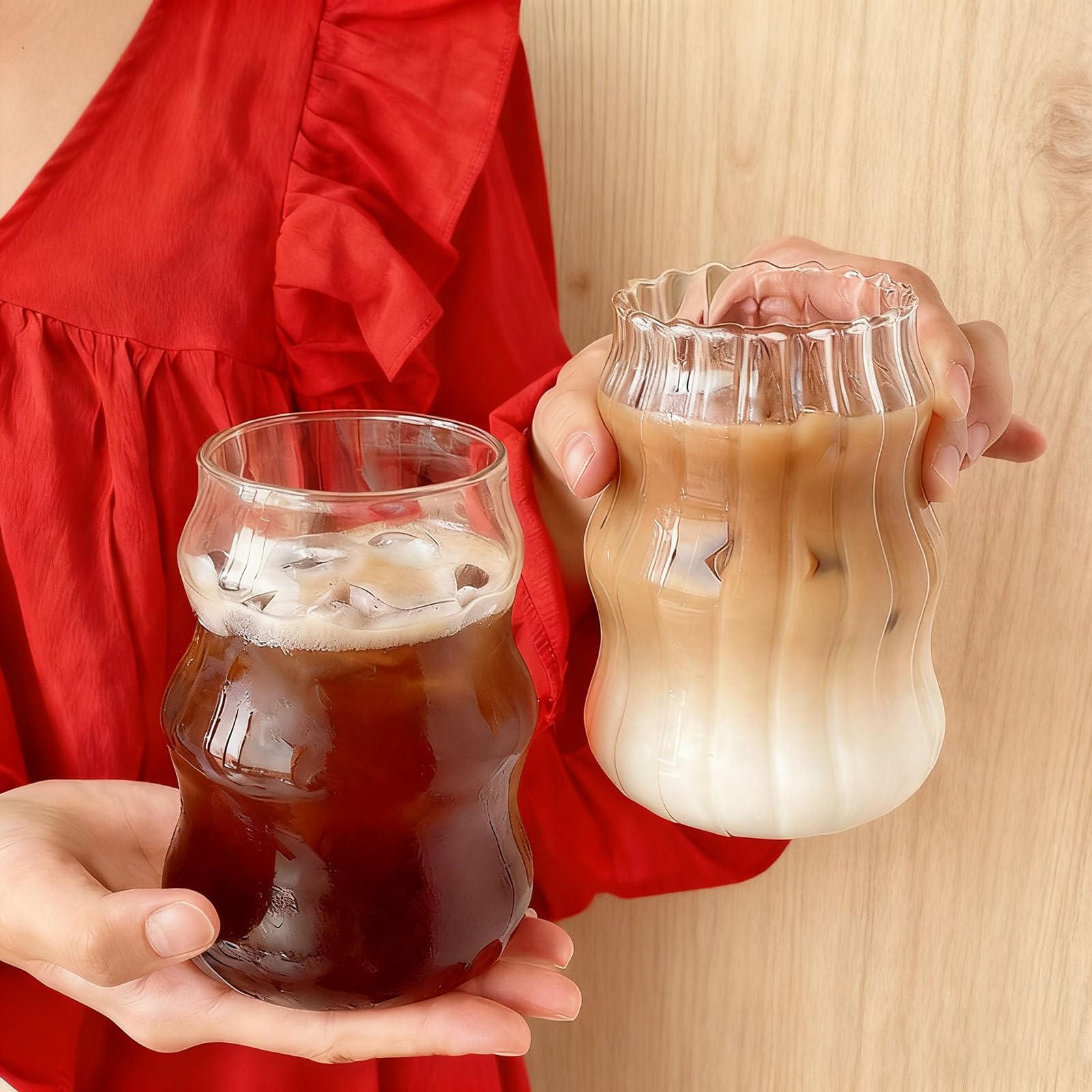 18 ounce capacity is ideal for coffee, tea, or cold drinks