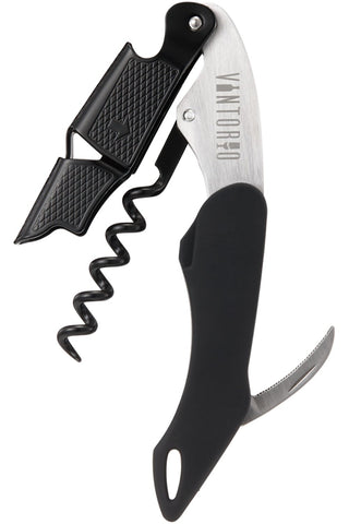 Vintorio professional waiters corkscrew with precise worm for easy cork removal