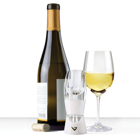 Vinturi Classic no-drip stand white for clean pouring during tastings