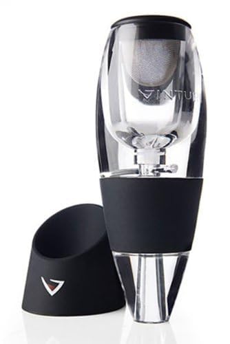 Vinturi Red Wine Aerator bouquet boost highlights the wine's aromas as you pour.