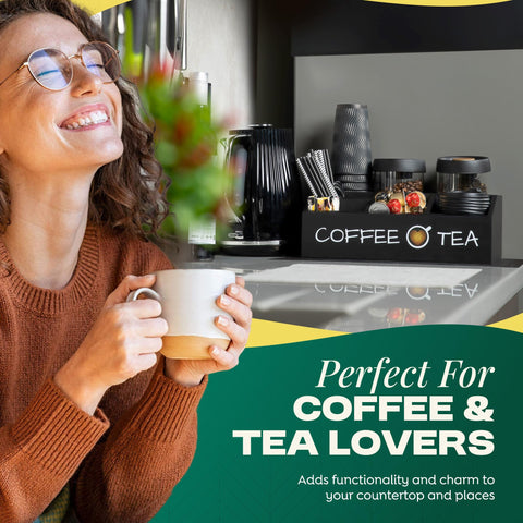 Vinvoli tea and coffee accessories neatly organized for home, office, or cafe.