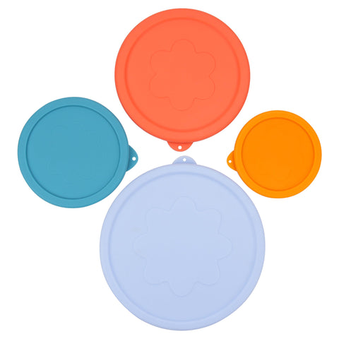Viotiin 1 cup round silicone lid for Pyrex bowls, leak-proof and reusable.