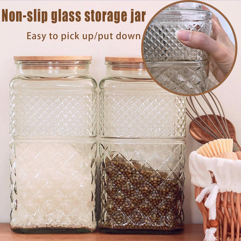 Viovian clear glass shows contents at a glance for quick access.