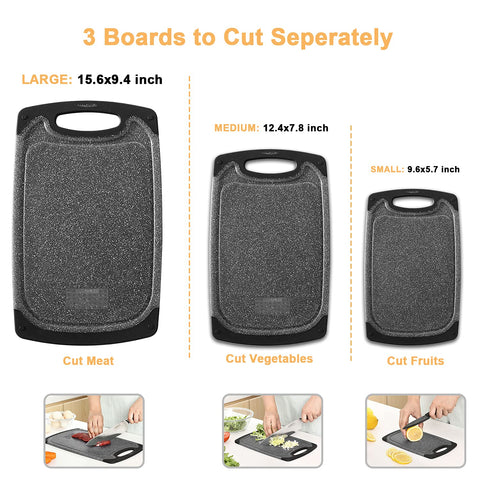 Viretang cutting board medium: versatile for vegetables with knife-friendly surface.
