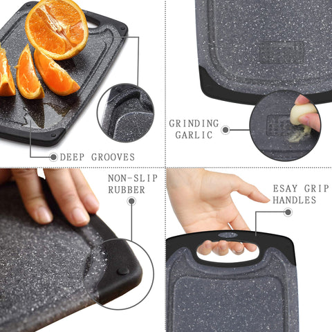 Viretang cutting board small: compact fruit prep with reversible sides.