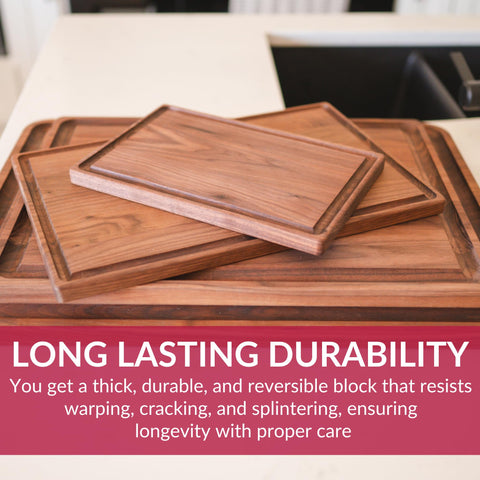 Virginia Boys Kitchens walnut cutting board care tips for long-lasting shine