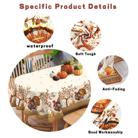 Virtumob care guide for washing and maintaining the tablecloth