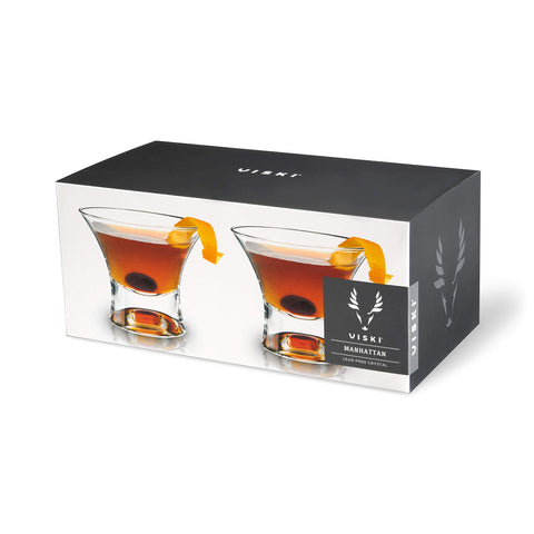 Viski crystal stemless glass reveals the drink's aroma and appreciation.