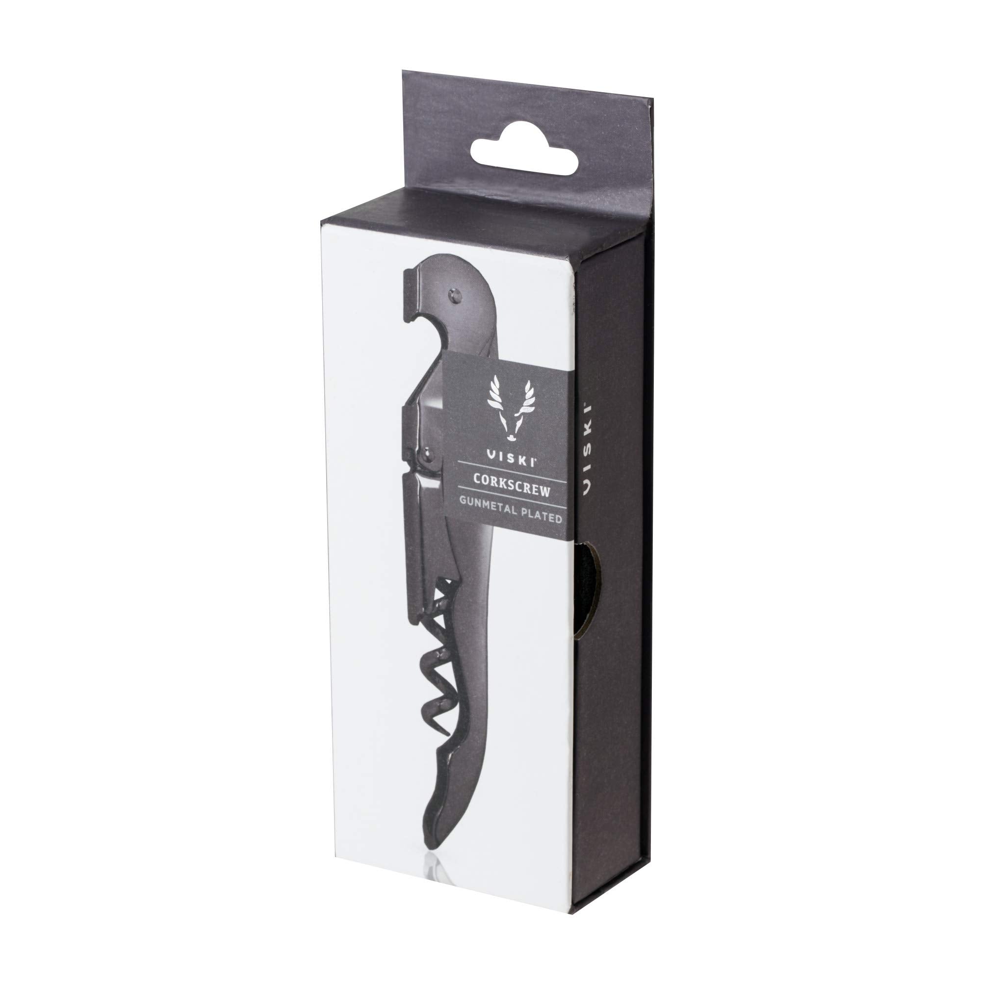Viski gunmetal signature gift-ready packaging makes it a thoughtful gift for wine lovers.