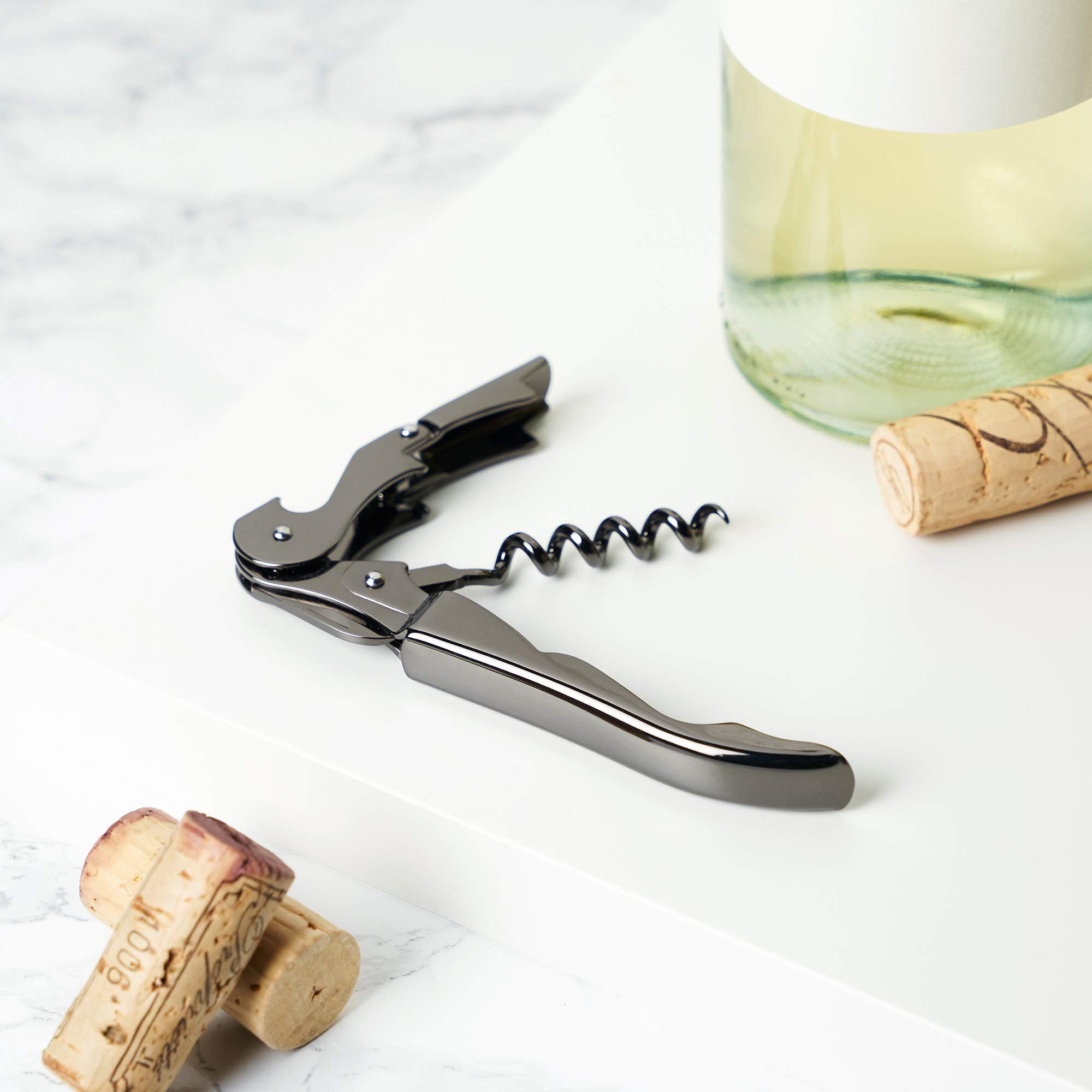 Viski gunmetal signature stainless steel construction combines durability with style.