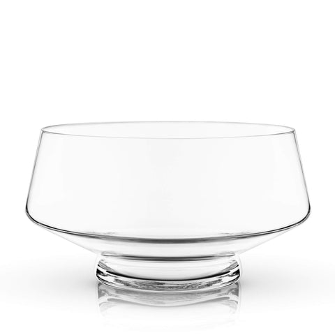 Versatile serving bowl for cocktails, punches, or festive beverages.