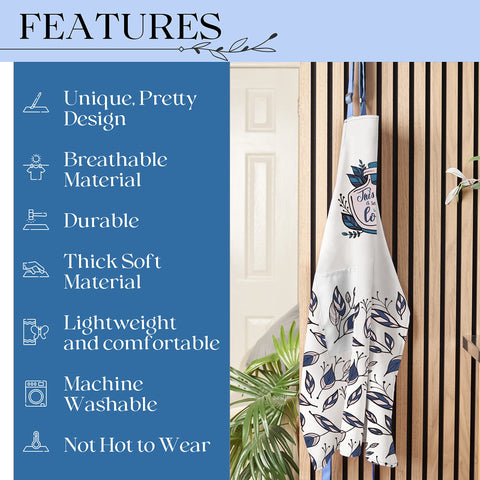 VITA ELEGANTE apron in use while serving shows practicality and style.