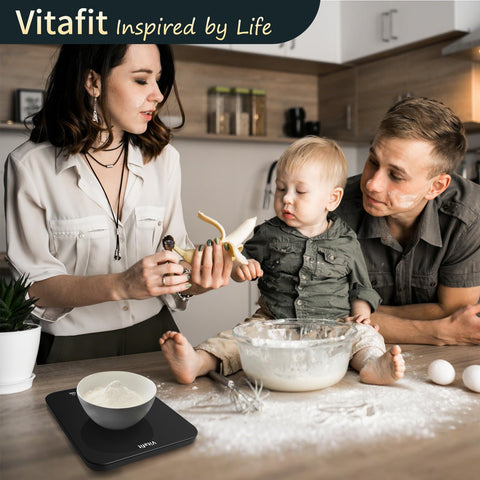 Vitafit food-grade tempered glass top for easy cleaning