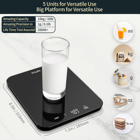 Vitafit four-load-cells ensure accurate weighing across ingredients