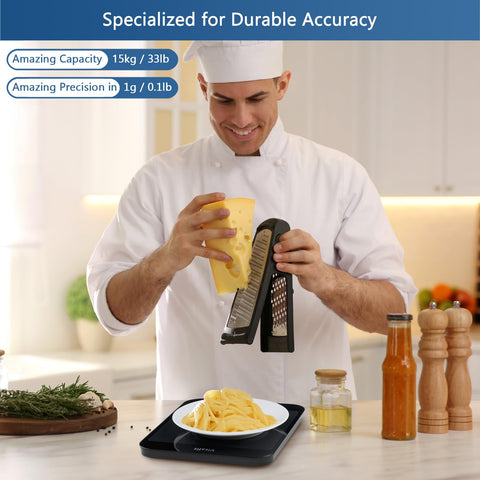 Vitafit scale tempered-glass platform provides sturdy surface for batch weighing