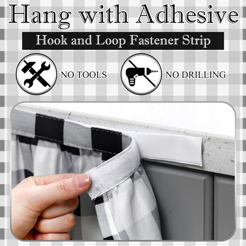 VitalCozy under-sink curtain with hook-and-loop straps for quick setup