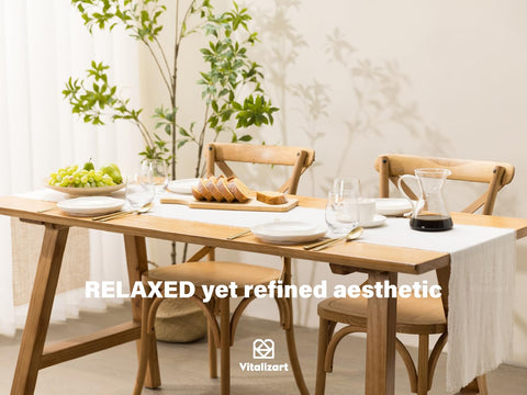 Soft textile runner ideal for dining rooms, weddings, and seasonal celebrations.