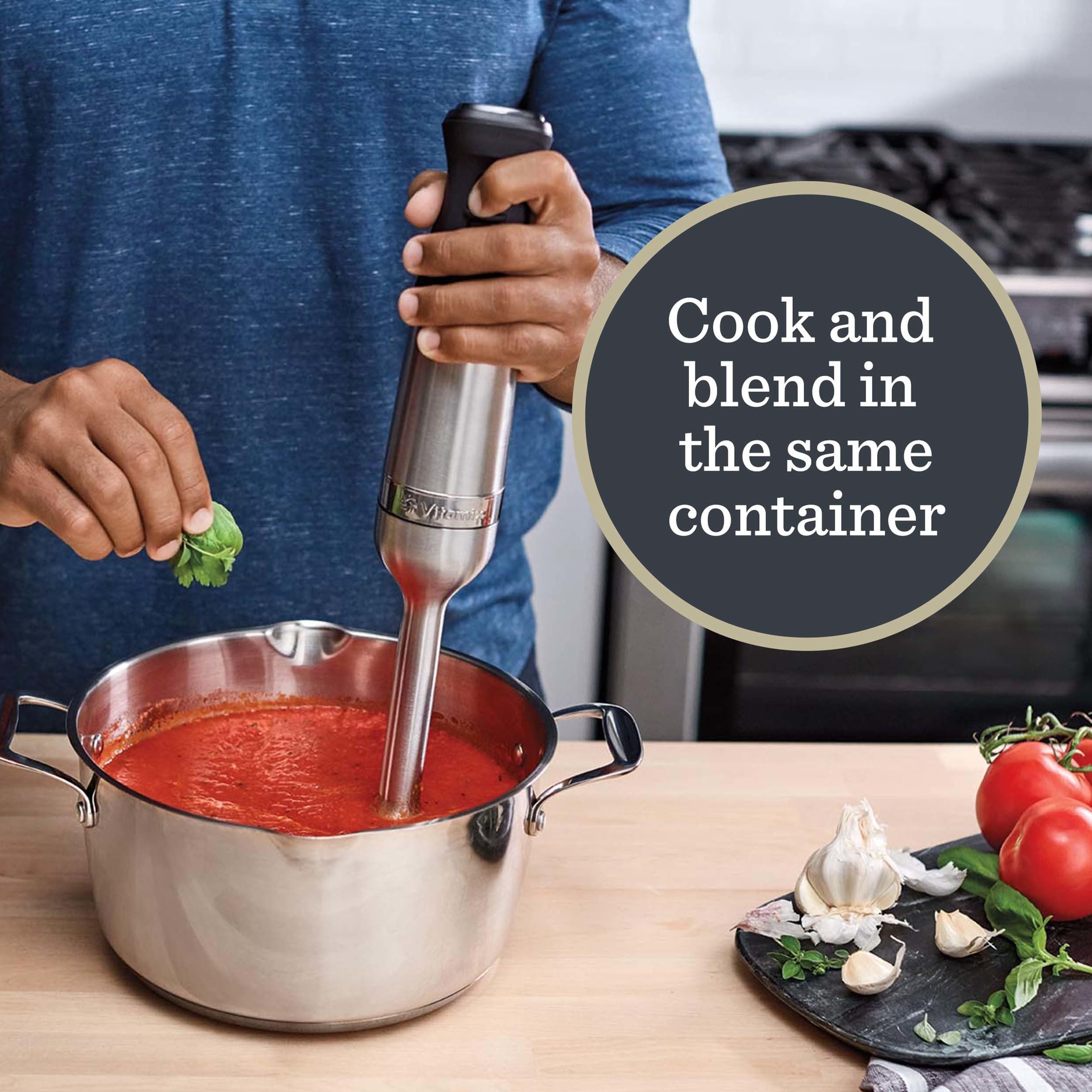 Vitamix 5-Speed Immersion Blender easy cleanup after everyday use.
