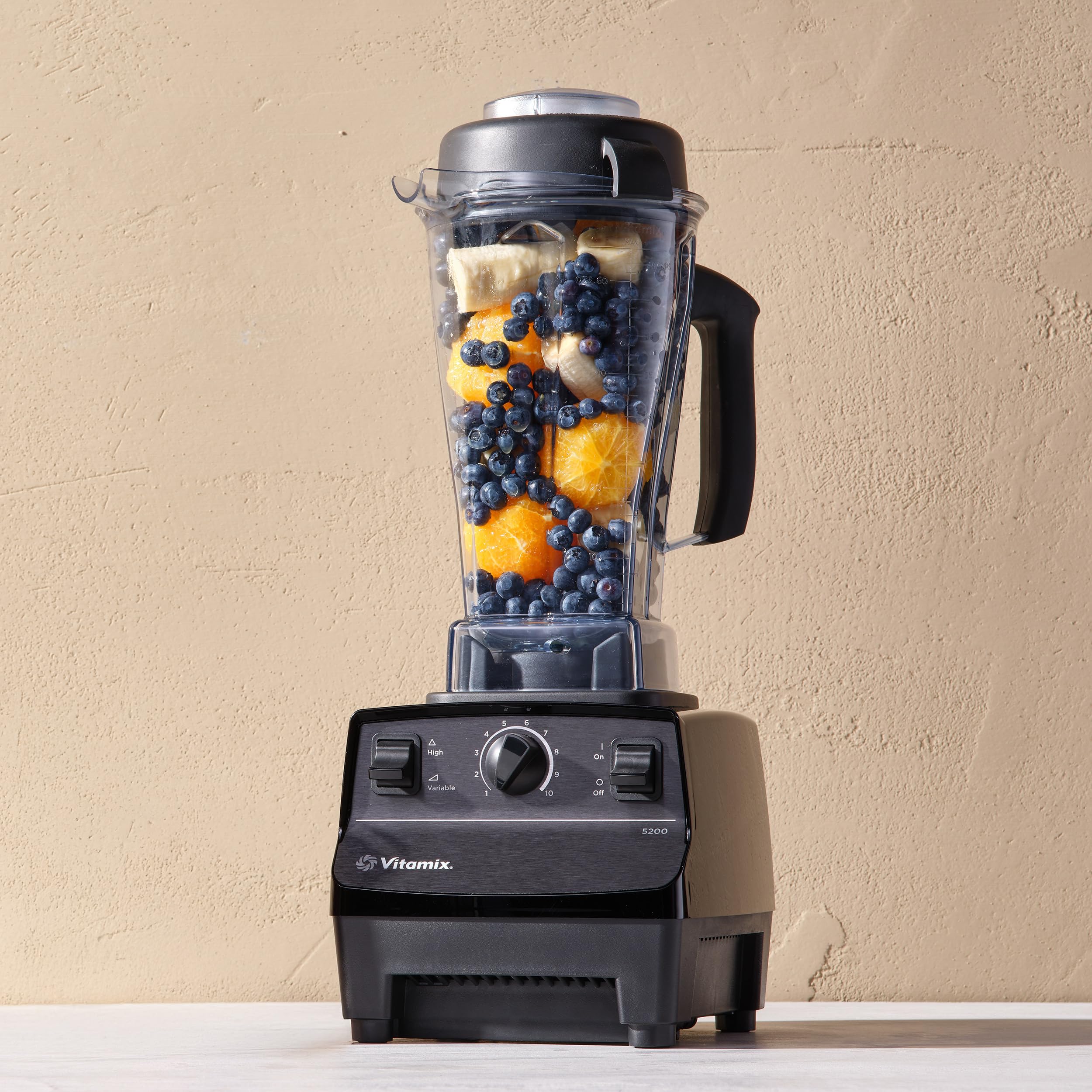 Vitamix 5200 64-ounce container enables large batches for family meals
